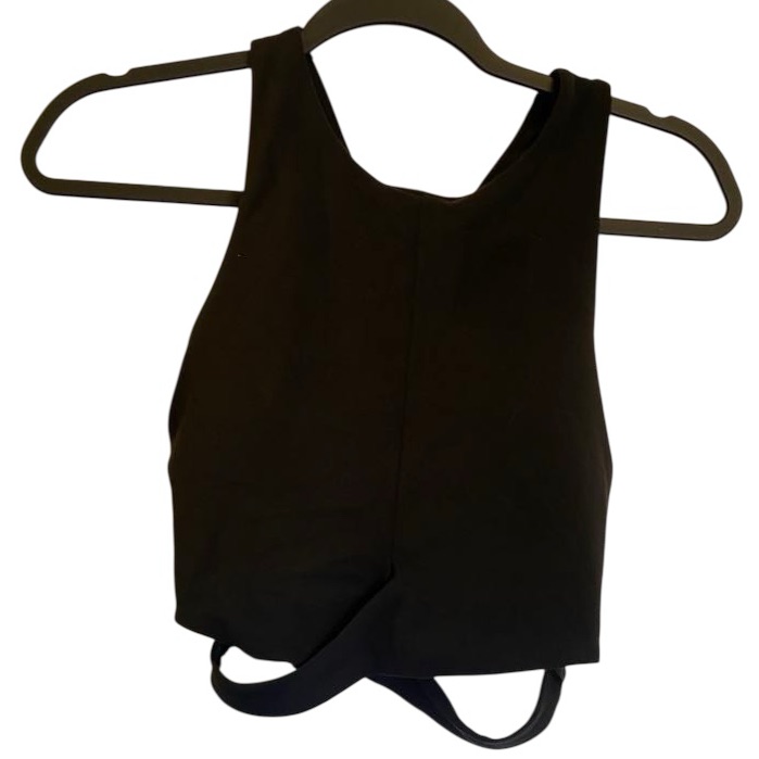 Nwot Athleta High Neck Sports Bra Black Size S